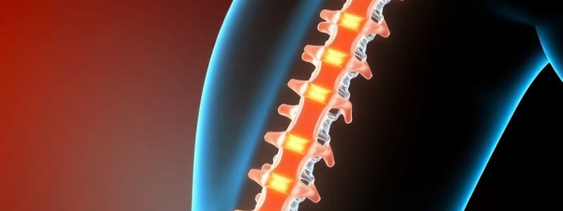 Ankylosing Spondylitis Overview Quiz