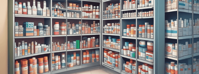 Medication Storage and Intake Procedure