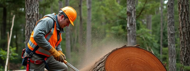 Precauciones para el Derribo de Árboles