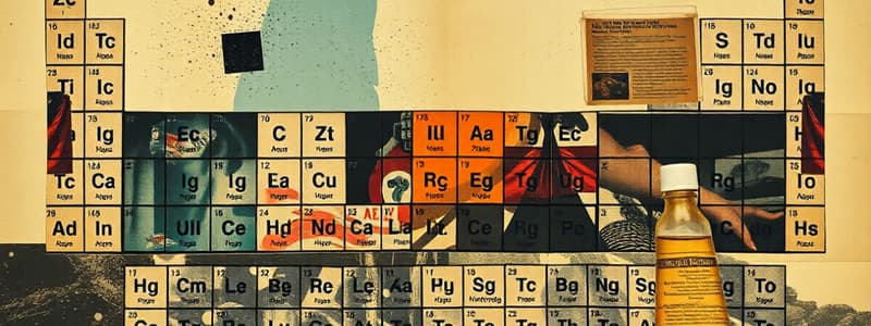 Chimie: Éléments et Nomenclature