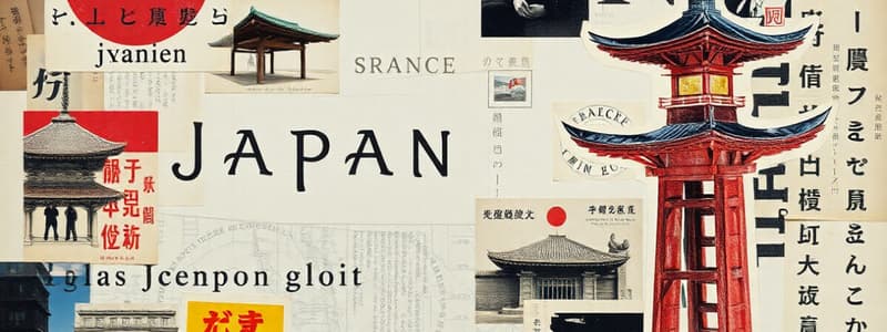 Vocabulaire Japonais de Voyage