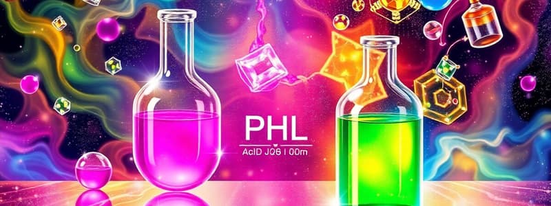 Acid-Base Equilibrium and pH