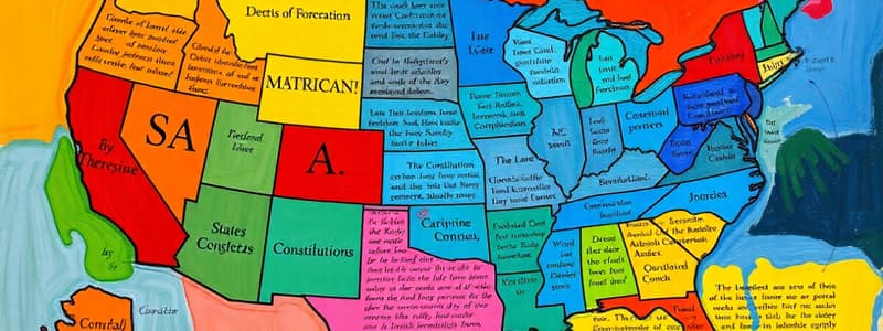 State Constitutions and Articles of Confederation