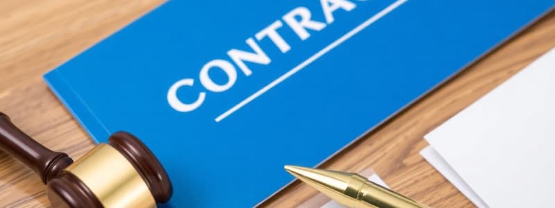 Contract Law Overview