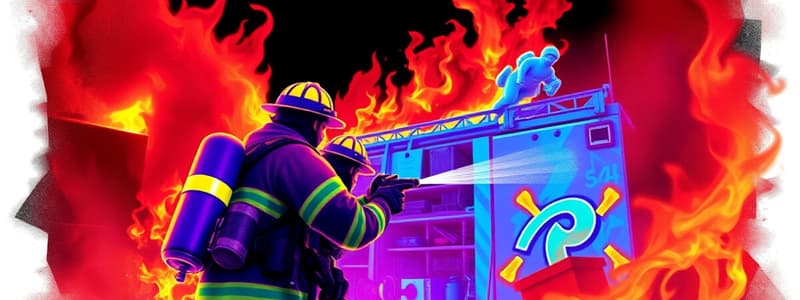 Firefighting Tactics for Large Spaces