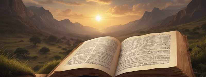 Biblical Poetry: The Book of Psalms