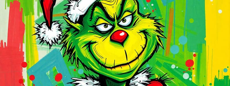 Análisis del personaje Grinch