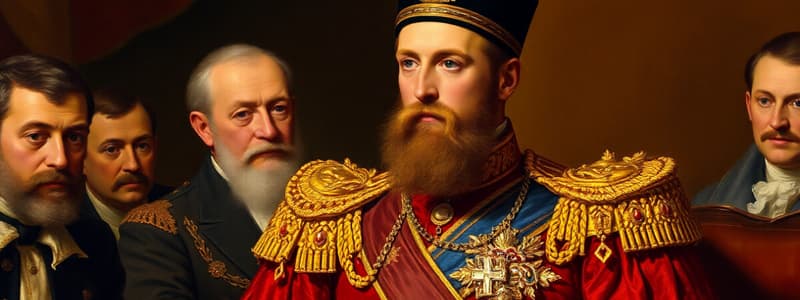 Tsar Nicholas II and Russian Political Groups