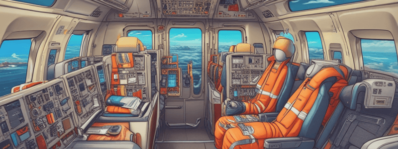 A350-900 Emergency Equipment Checklist Quiz