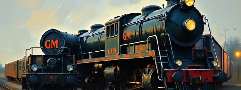 GM Locomotive Engineering