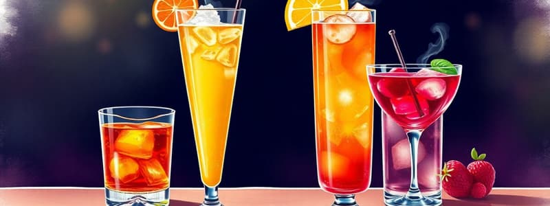 Cocktail Ingredients and Recipes Quiz