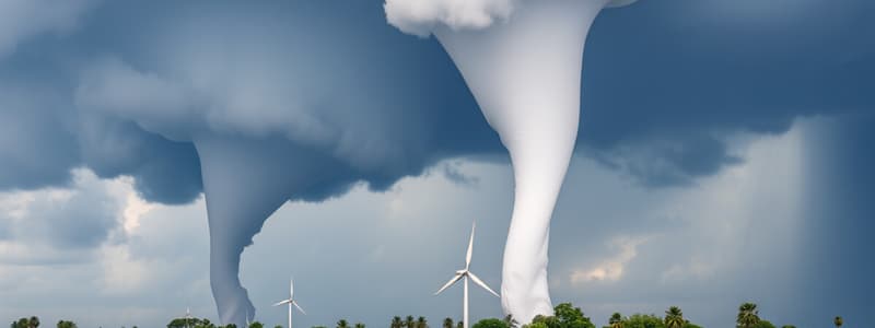 Weather Phenomena: Tropical Cyclones and Tornadoes