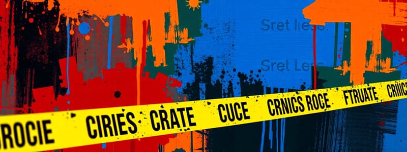 Crime Scene Photography Overview