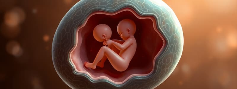 Embryonic Development Quiz