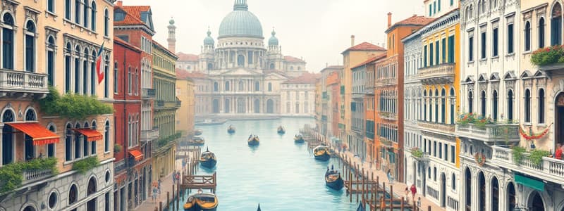 Tourism in Venice: Overtourism Case Study