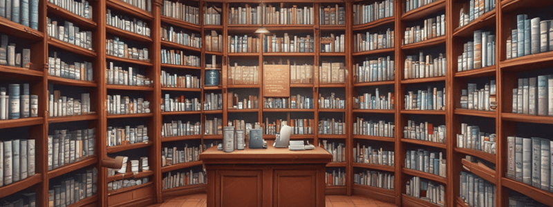 Pharmacy Regulations and Prohibitions