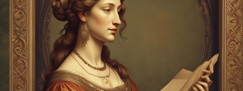 The Duke's Wife: Understanding a 16th Century Poem