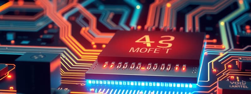 MOSFET Overview and Operation