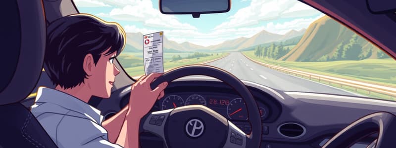 Learner's Permit Driving Regulations