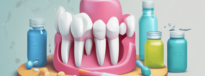 Dental Prevention Strategies Quiz