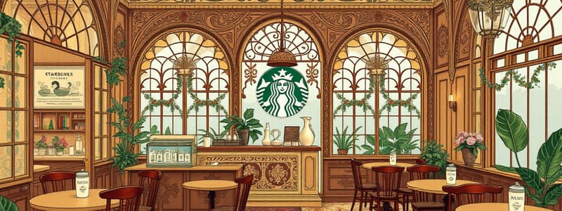 Starbucks Global Academy 100 - Module 1 Flashcards