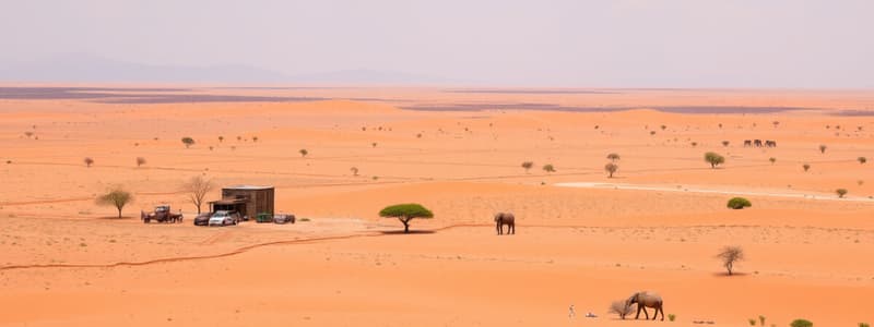 Diagrama Desiertos/Planicies Afrikano