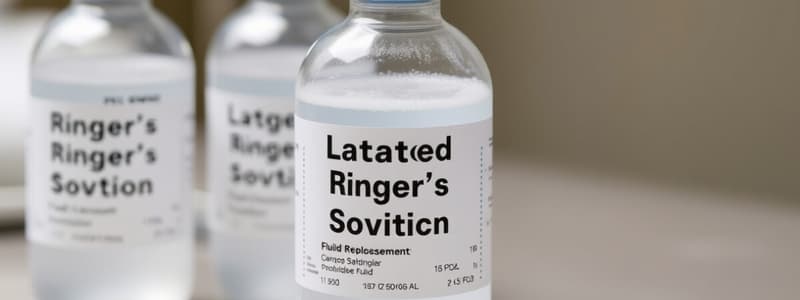 Lactated Ringer's Solution Overview