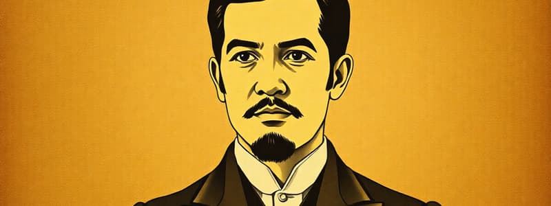 Rizal's Life and Works Quiz