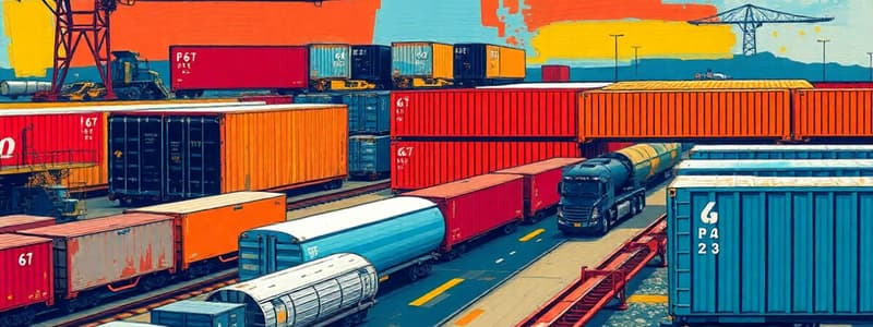 Infrastructure for Freight Yards and Depots