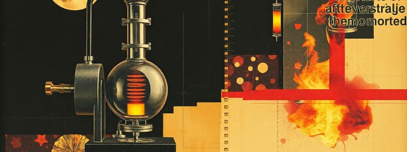 Calorimetry Quiz - Bomb Calorimeters