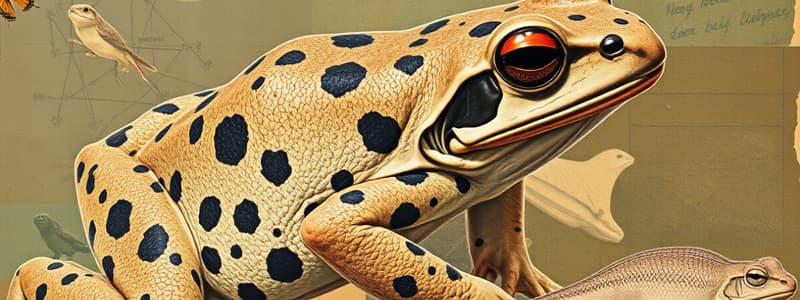 Frog Classification Flashcards