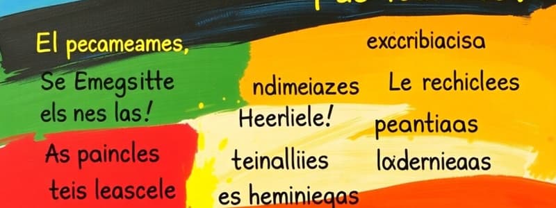 Common Spanish Exclamations