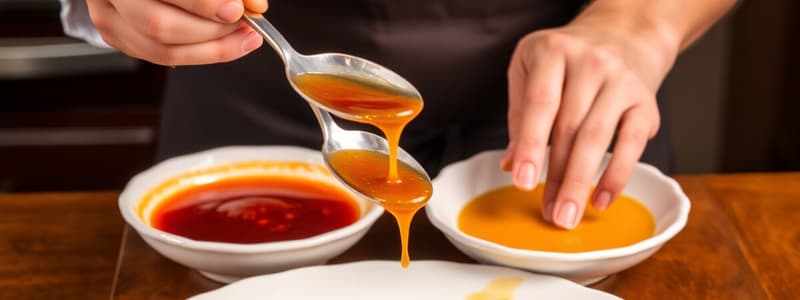 Sauce Application Techniques Quiz