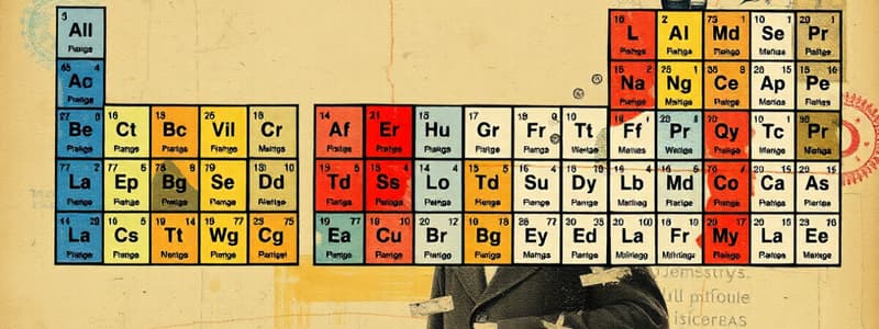 Chemistry Chapter 11: The Periodic Table