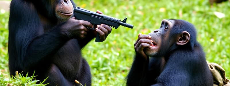 Chimpanzee Military Tactics