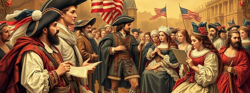 US History: Key Figures and Colonial Acts