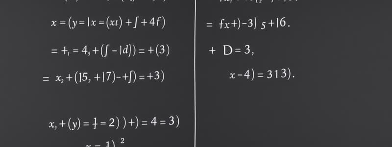 Mathematics Functions: Domain and Range