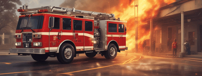 Fire Protection Systems Procedures Quiz