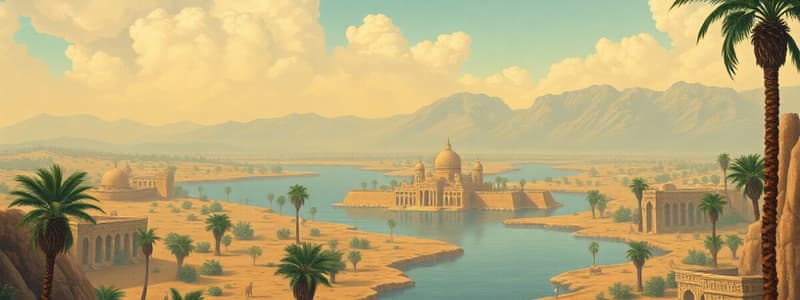 Geography and the Nile River's Impact on Egypt