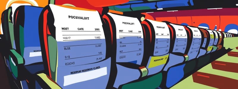 Understanding Seat Availability Codes