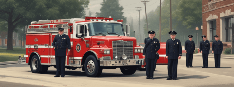 Fire Department Funeral Ceremonies