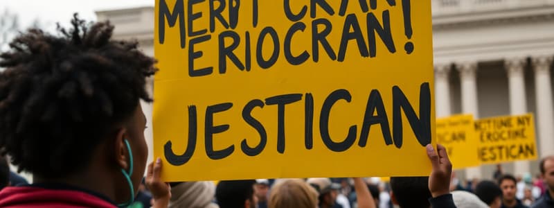 Meritocracia y Justicia Social