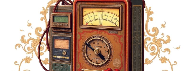 Invention and Evolution of the Multimeter