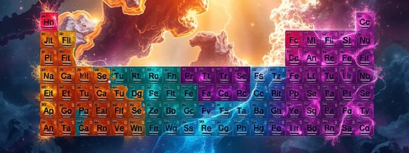 Chemistry Class 11: Periodic Table & Element Classification