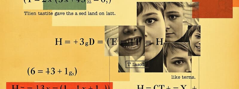 Simplifying Expressions in Algebra