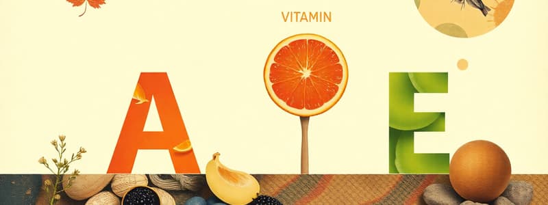 Vitamins: Structures and Deficiencies