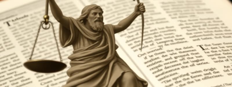 Biblical Justice and God's Nature