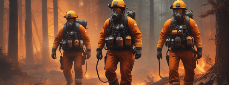 Tactics for fighting forest fires