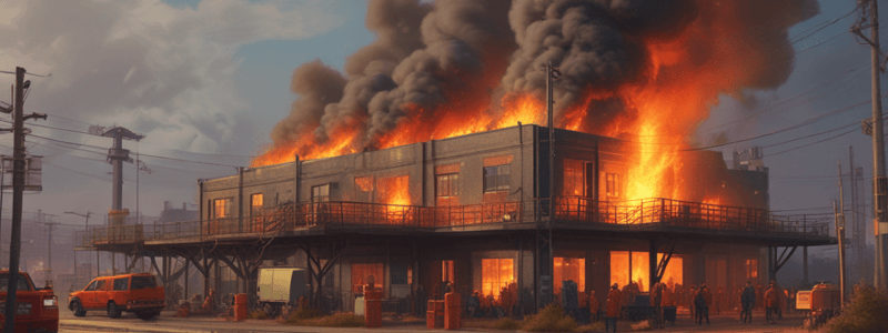 Evaluation of Industrial Fire - Construction Characteristics