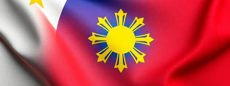 Philippine National Flag Regulations Quiz